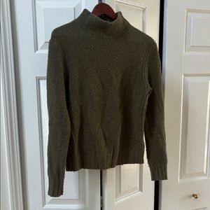 J. Crew Forest Green Turtleneck Sweater